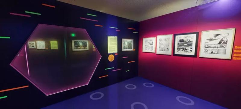 Preview of the virtual tour: Science fiction comics exhibition