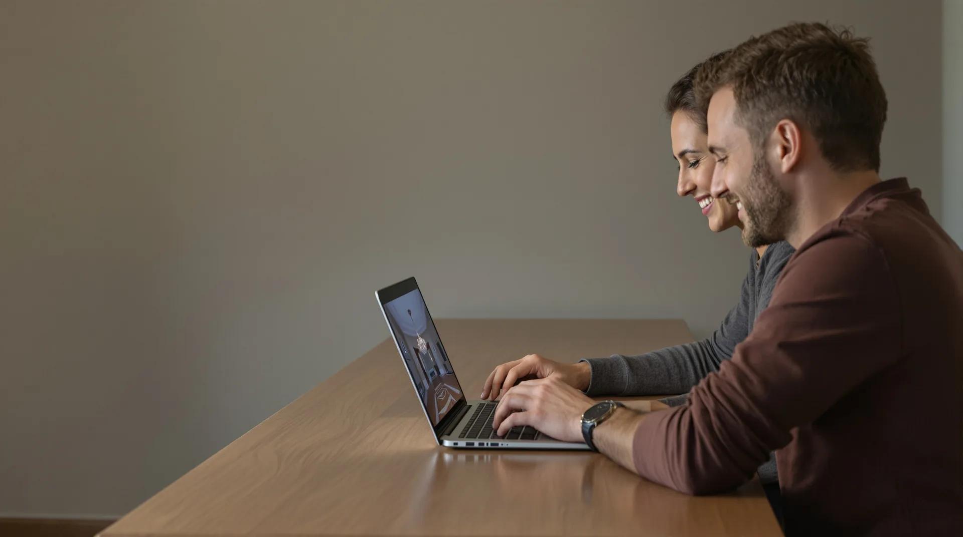 A prospect explores a virtual tour and leaves their contact details