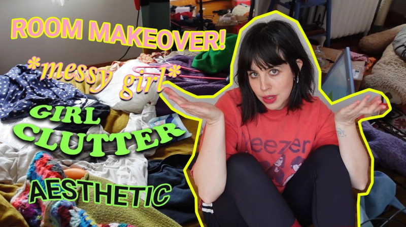ROOM MAKEOVER! *messy girl aesthetic inspired* girl clutter ♡