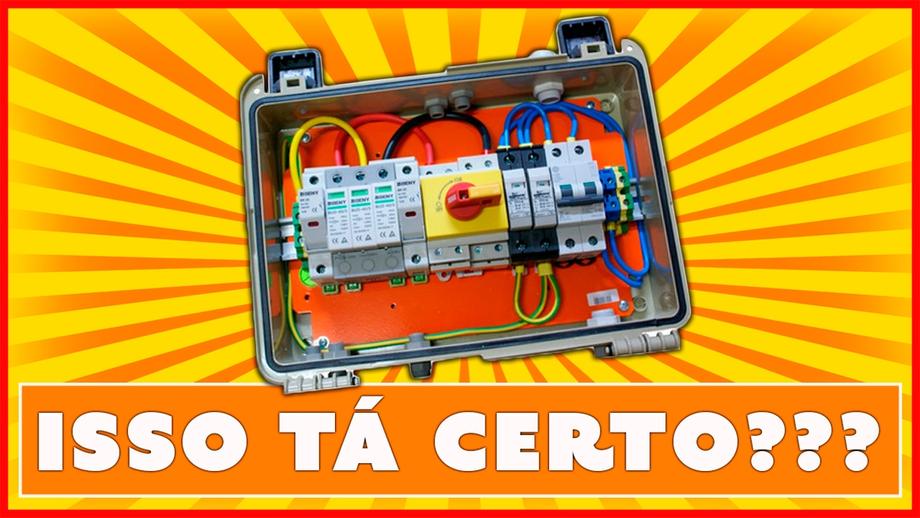 Pode ligar a parte CC e CA juntas? Pode ligar a parte CC e CA juntas?