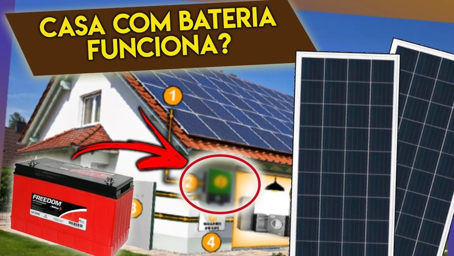 Quantas placas e baterias preciso para casa no off-grid?