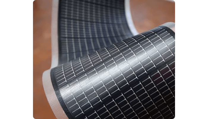 Célula fotovoltaica de película fina ou "thin film" Célula fotovoltaica de película fina ou "thin film"
