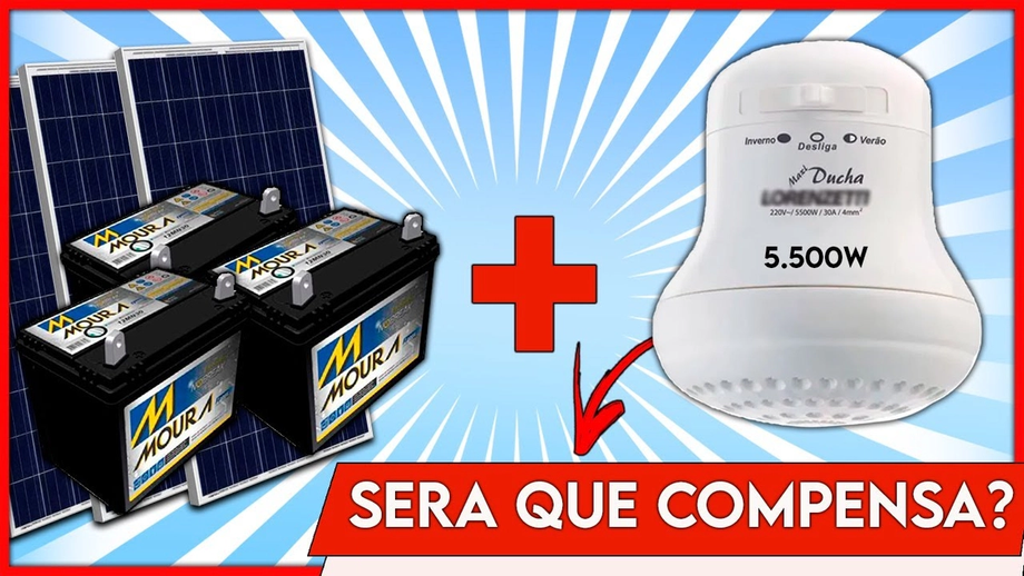 Chuveiro elétrico no off-grid - SERÁ QUE COMPENSA? Chuveiro elétrico no off-grid - SERÁ QUE COMPENSA?
