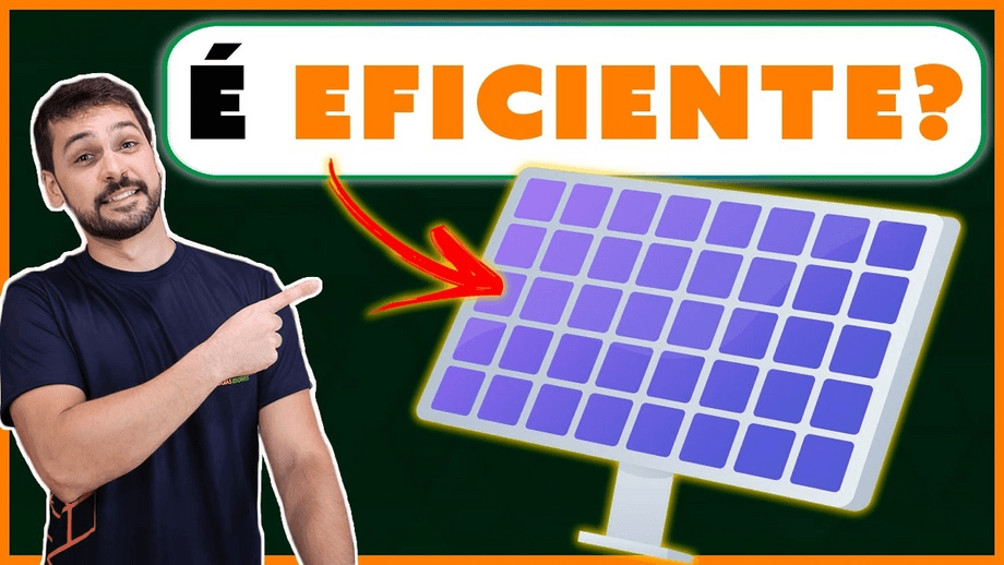 Como calcular a eficiência do painel solar