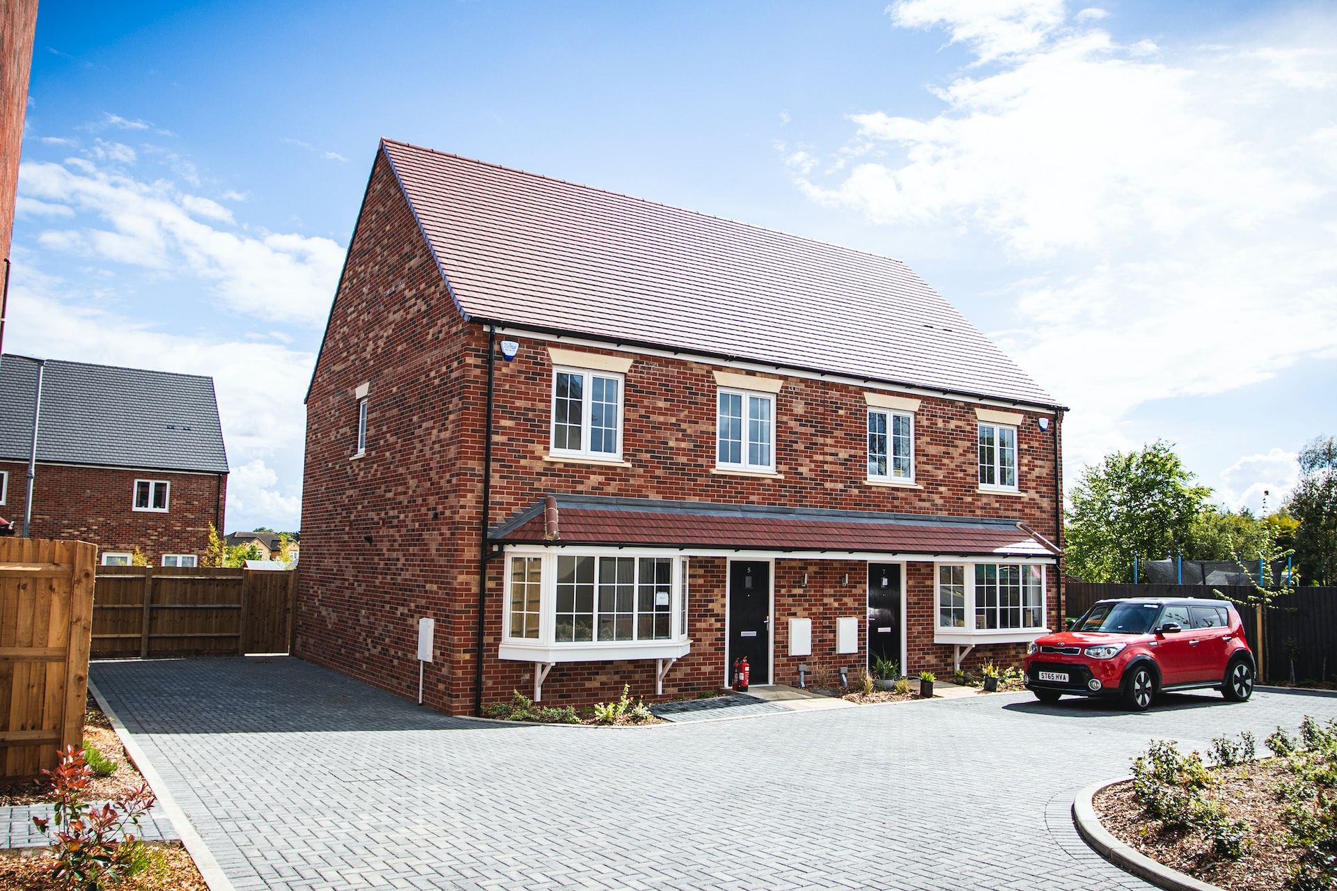 A brand new housing estate in Bedford UK. Filled with 3, 4 and 5-bed homes, via James Feaver