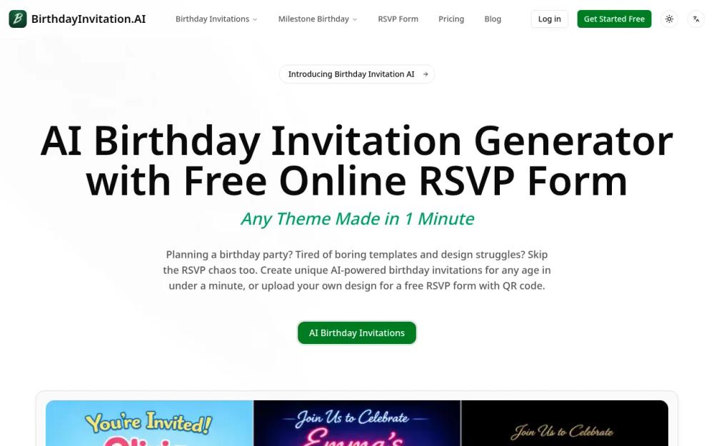 image of Birthday Invitation AI