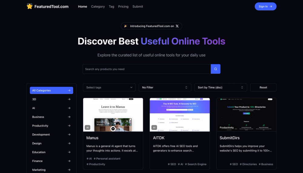 image of Featured Tool