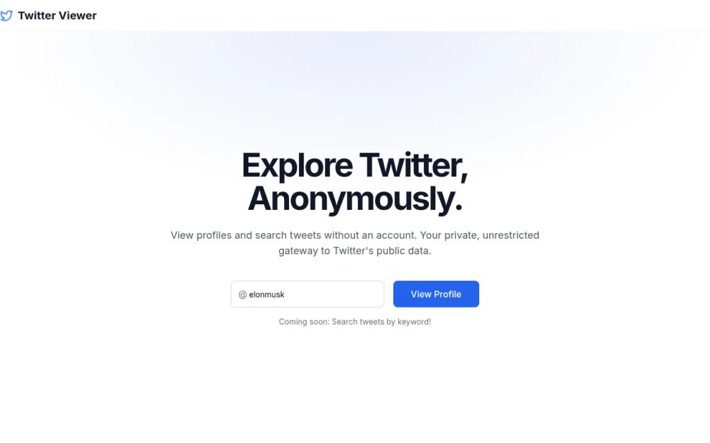image of Twitter Viewer