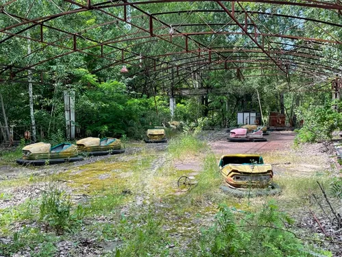 Dodgems - Pripyat amusement park, Ukraine
