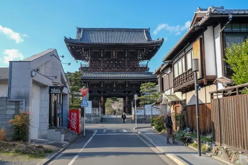 Seiryō-ji Temple Niou mon Gate 清凉寺 仁王門