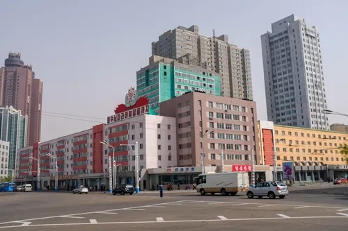 Typical buildings in Pyongyang
