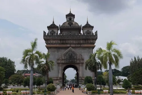 Patuxay Monument Vientiane Laos