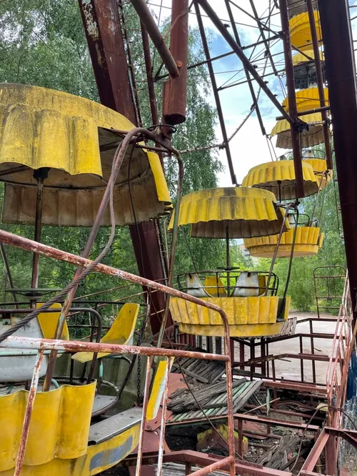 Big wheel upclose - Pripyat, Ukraine