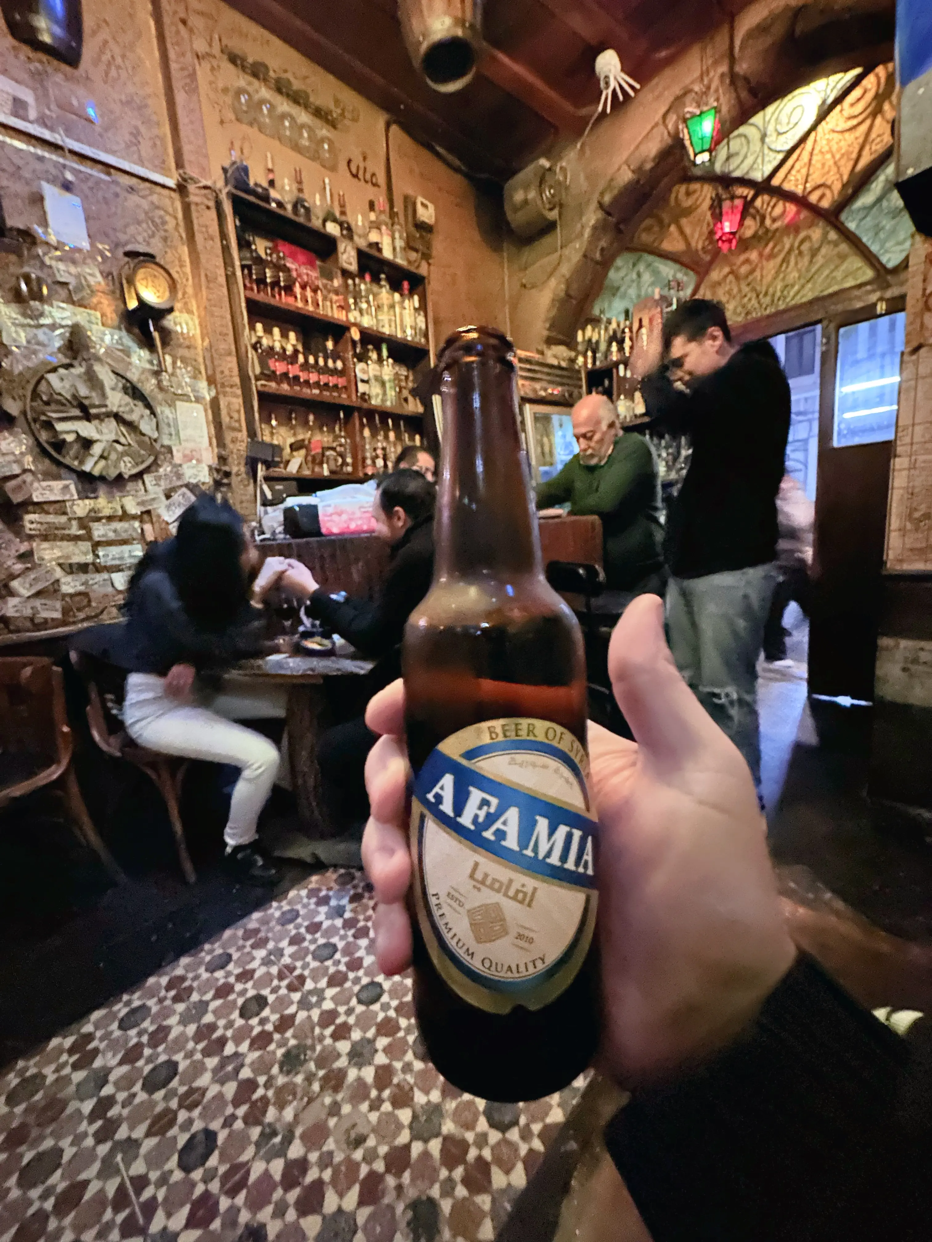 Afamia, a locally brewed lager