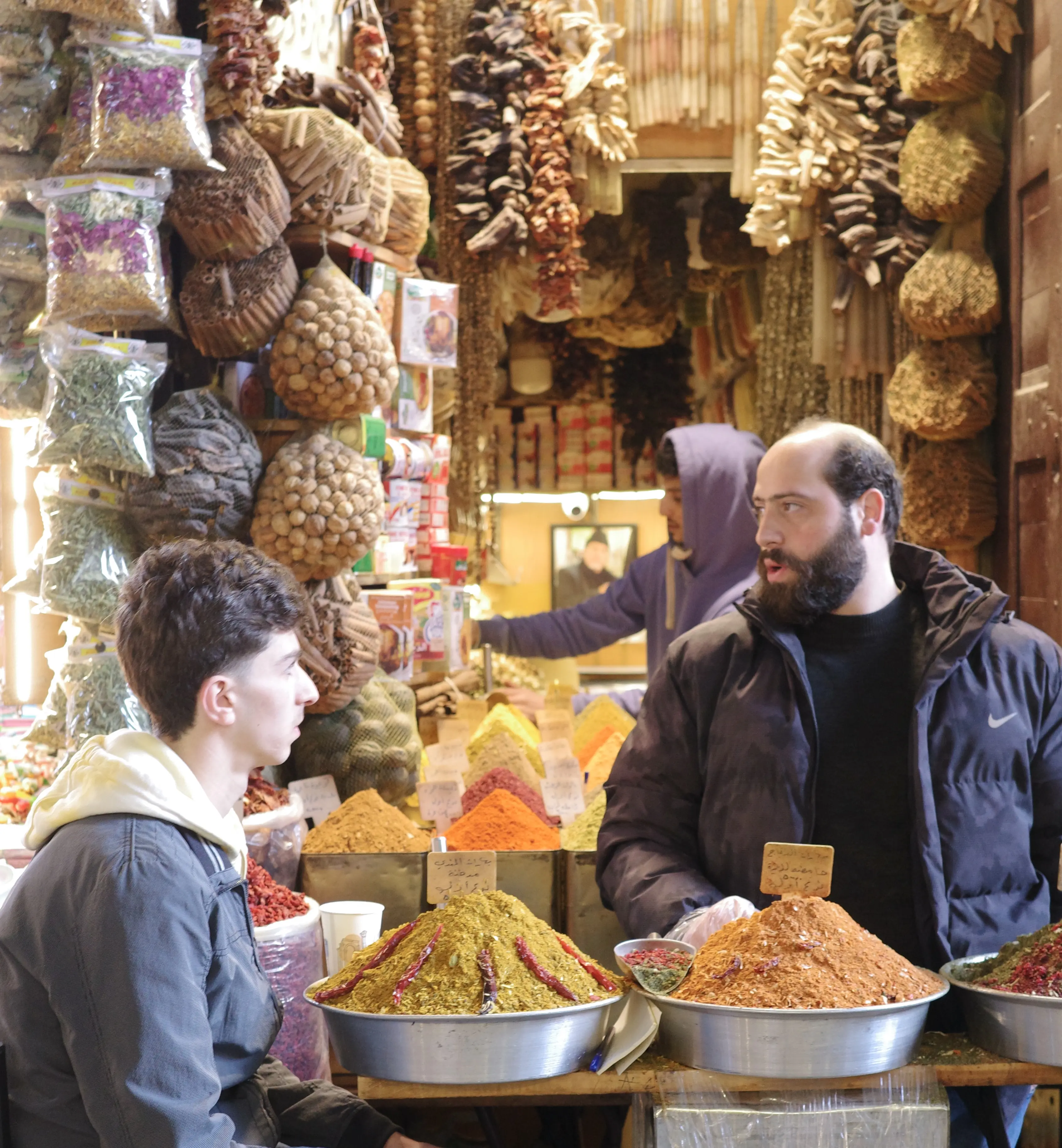 Spice dealer in souq Medhat Basha