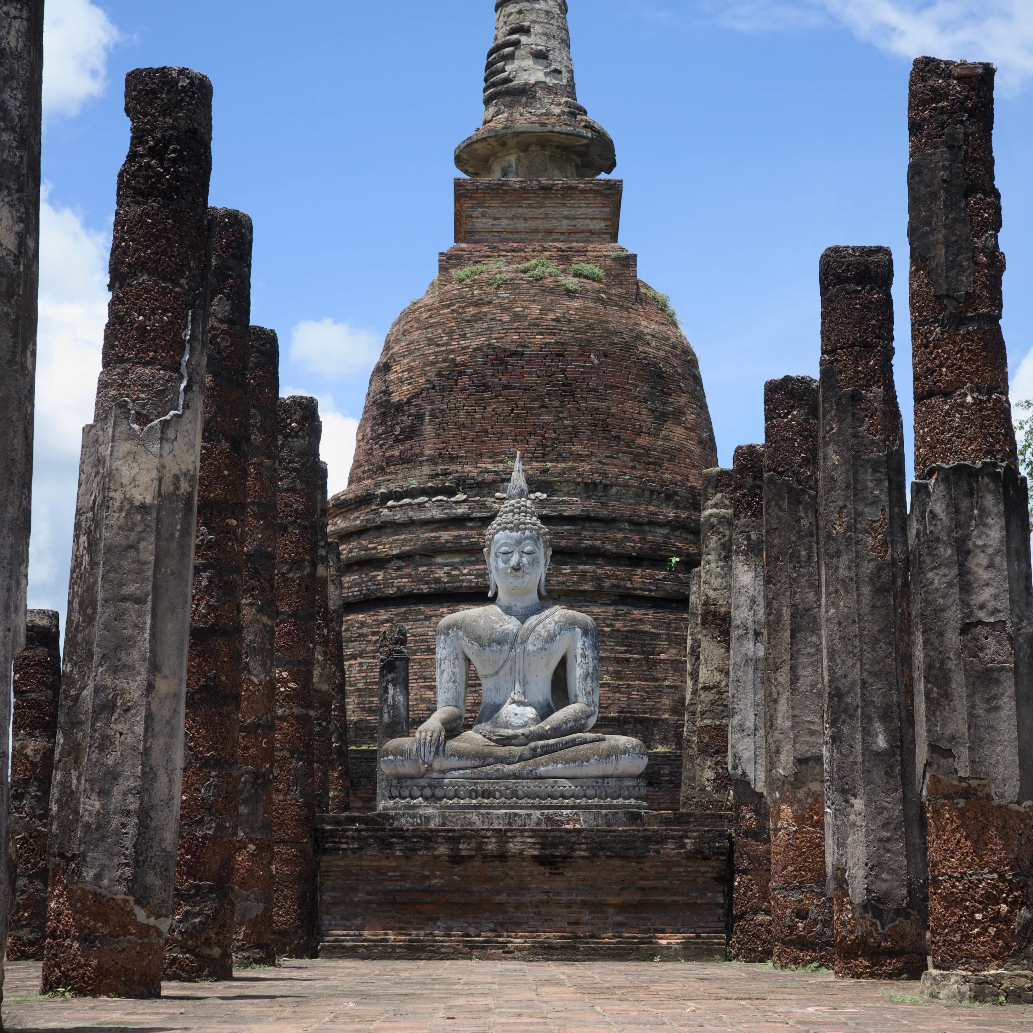 Sukhothai ancient city in Thailand