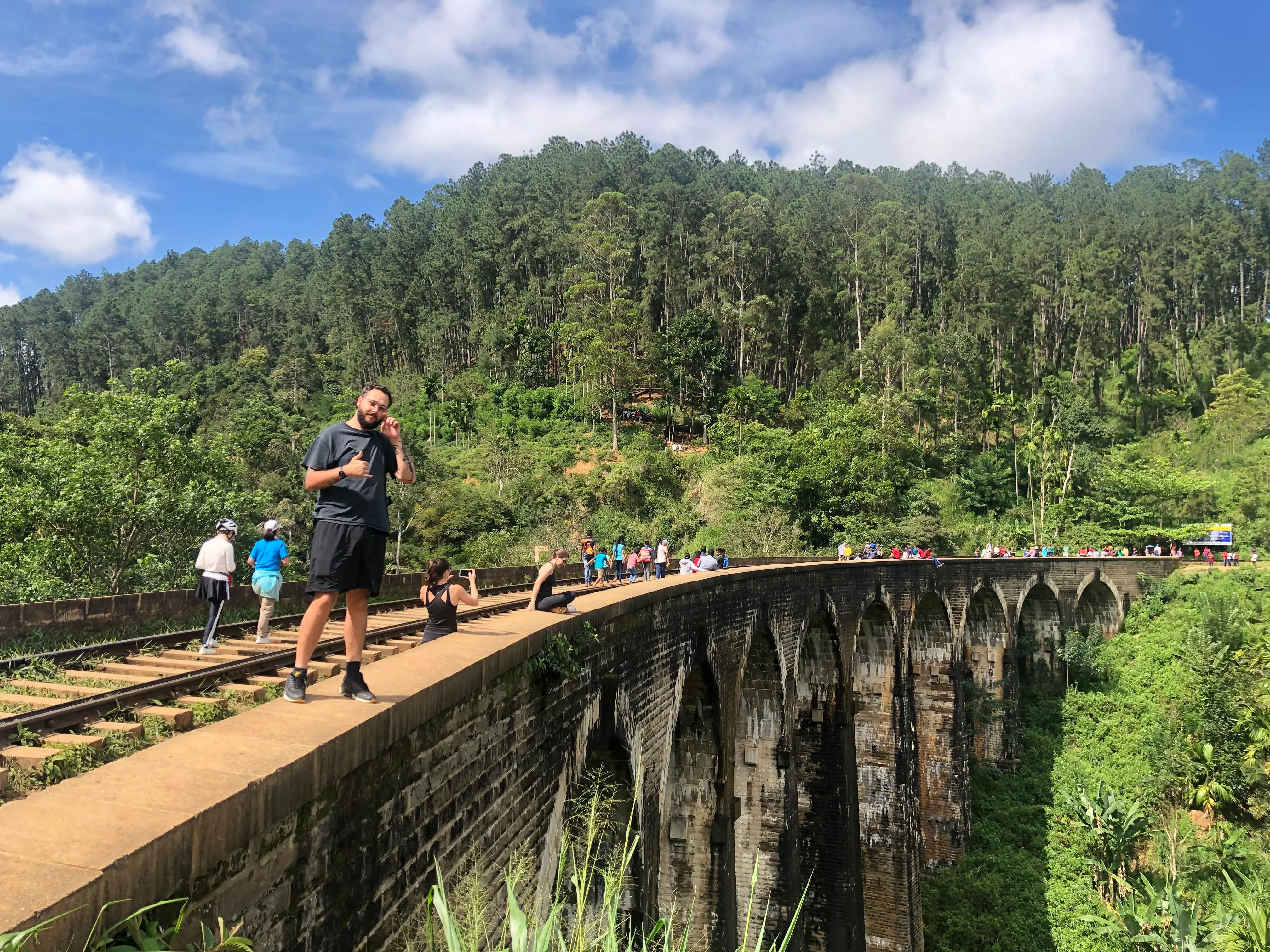 The Nine Arch Bridge in Ella, Sri Lanka