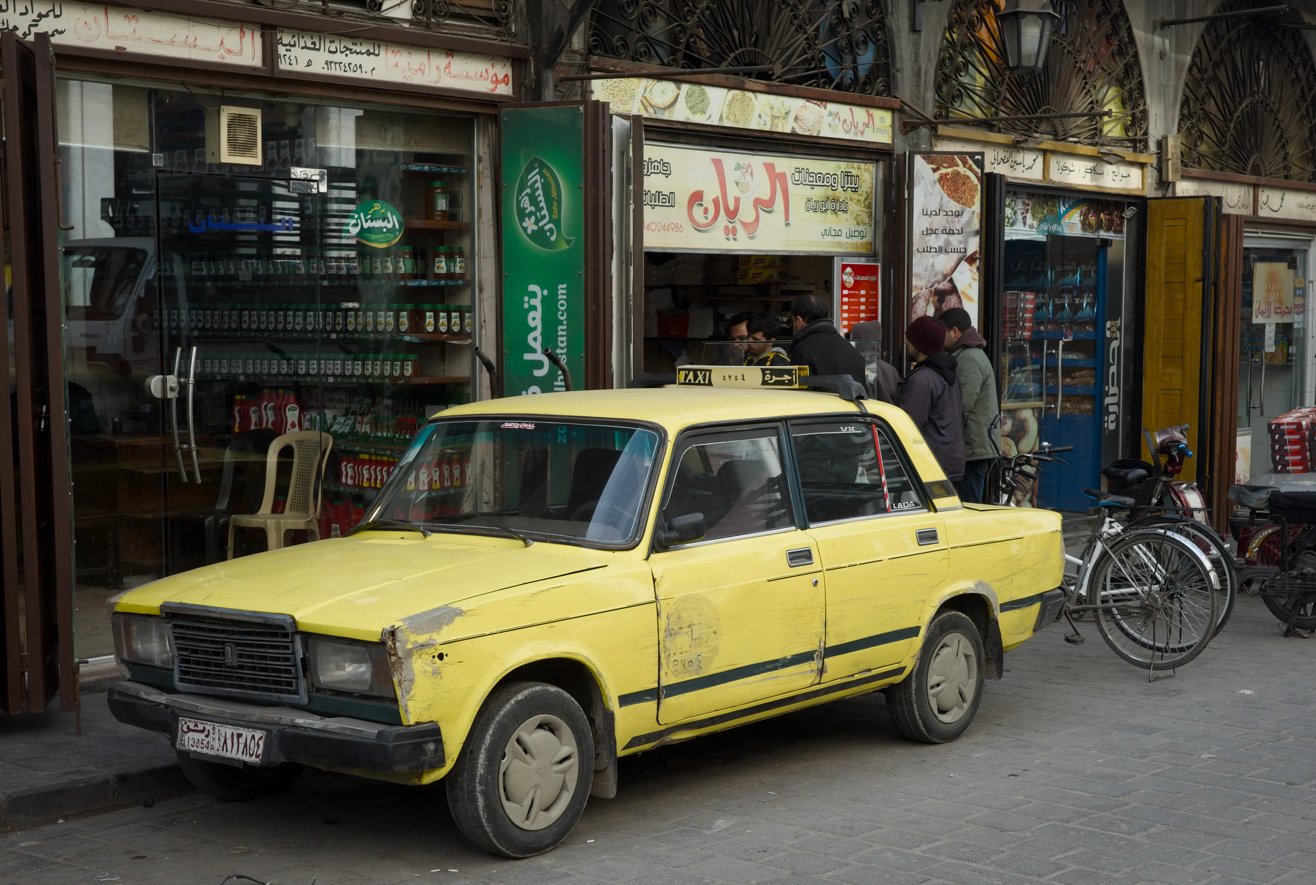 Lada taxi spotted in Damascus
