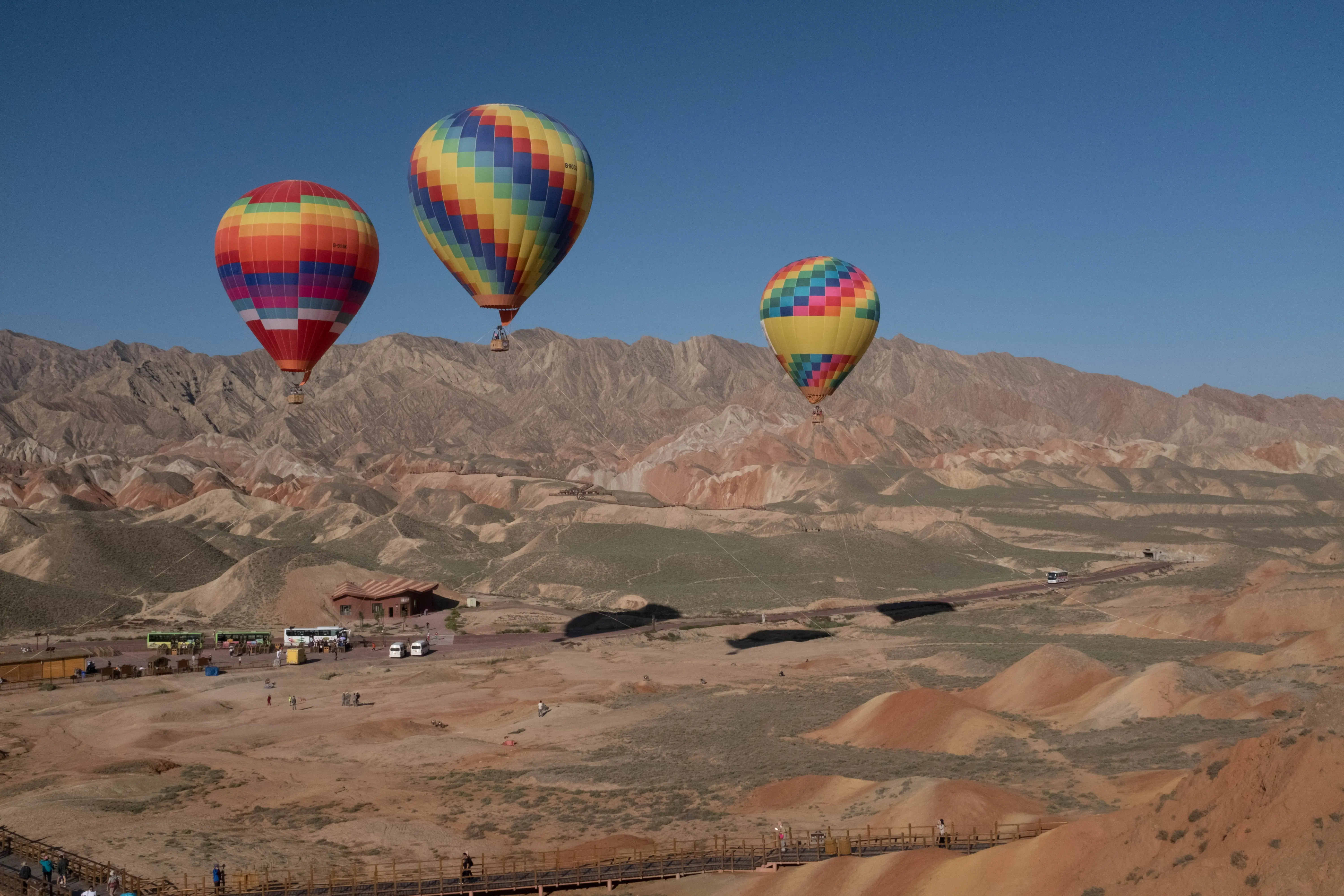 Balloons over Zhangye Landform - Gansu, China