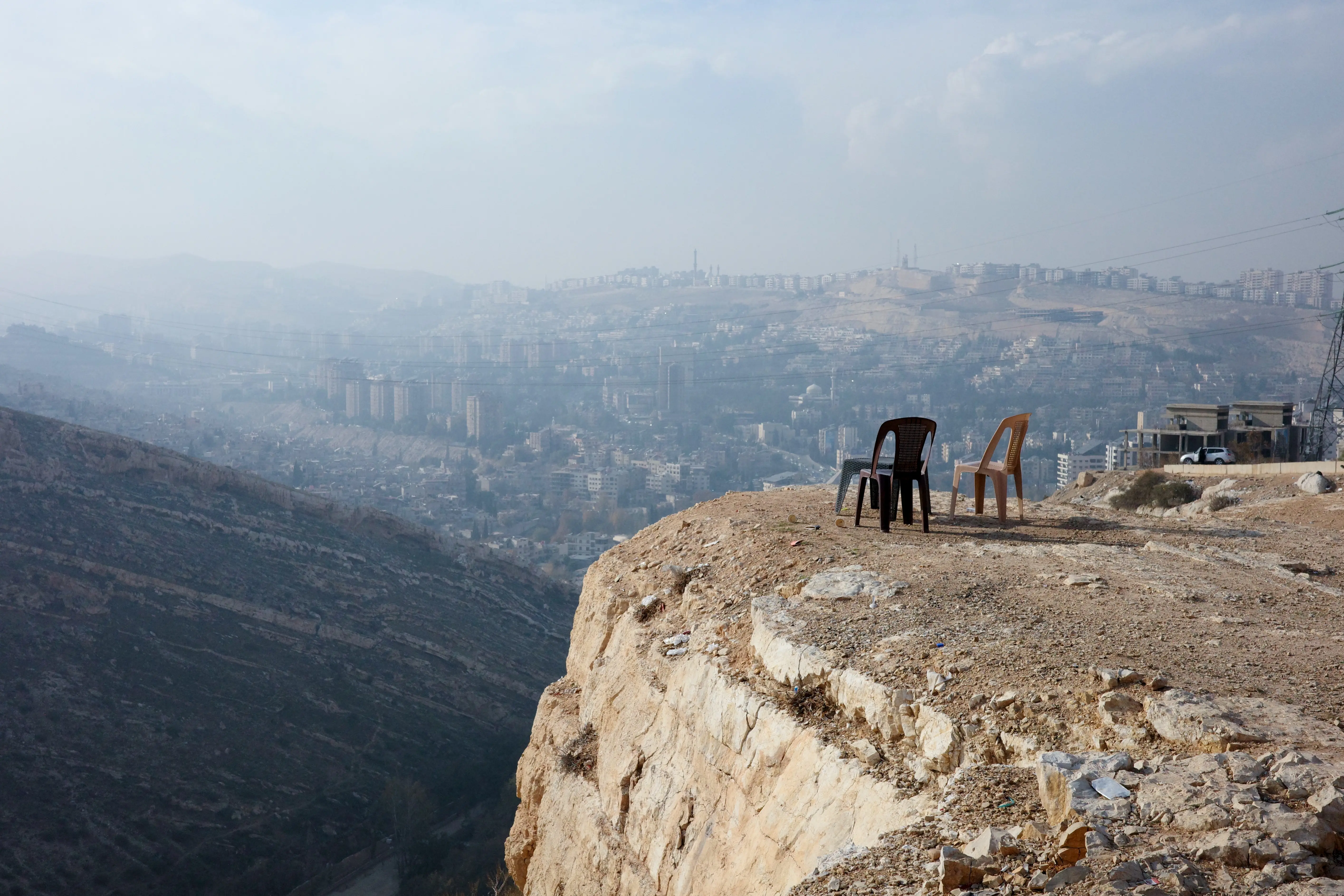 Views over Damascus from Mount Qasioun