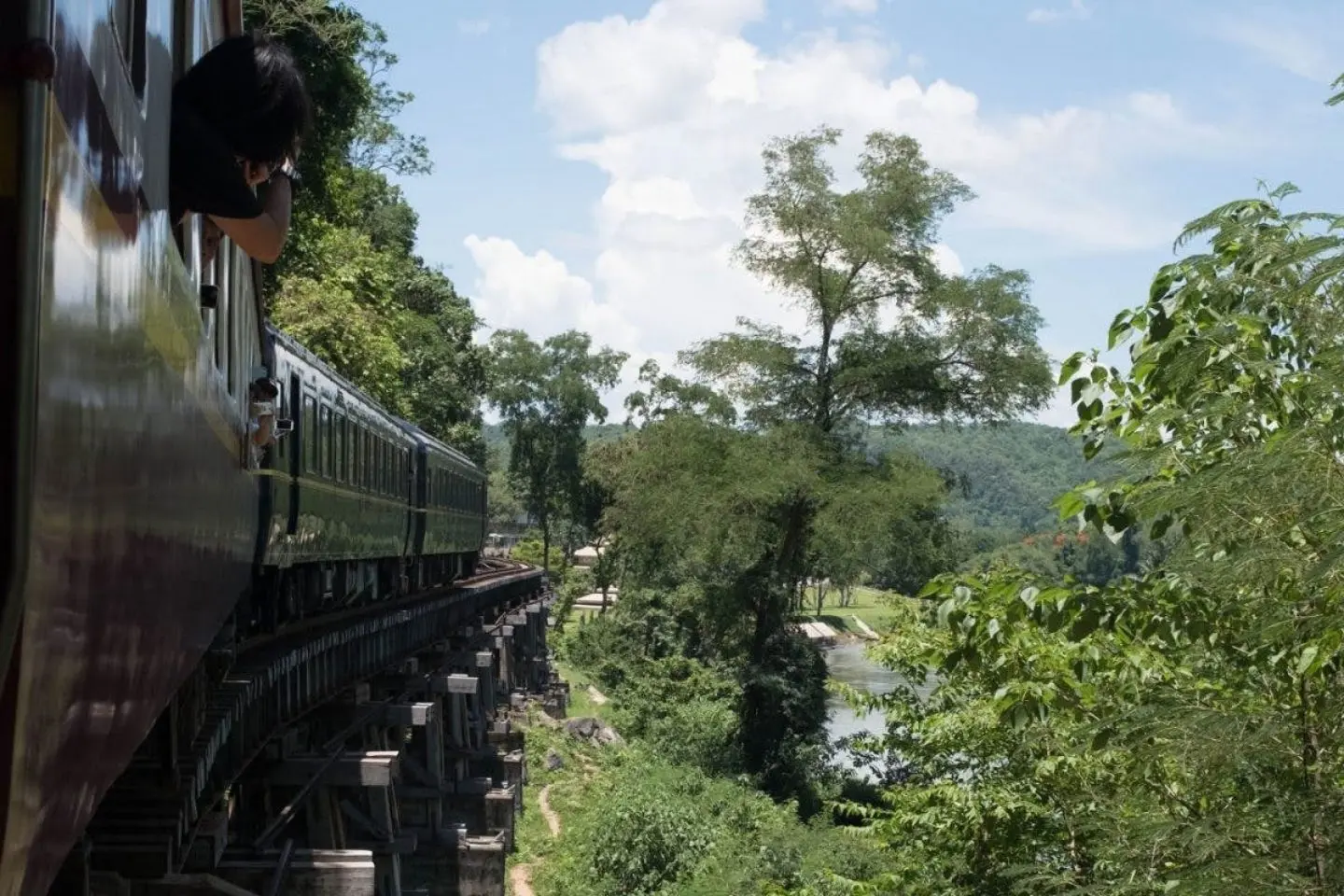 The Death Railway in Kanchanaburi, Thailand