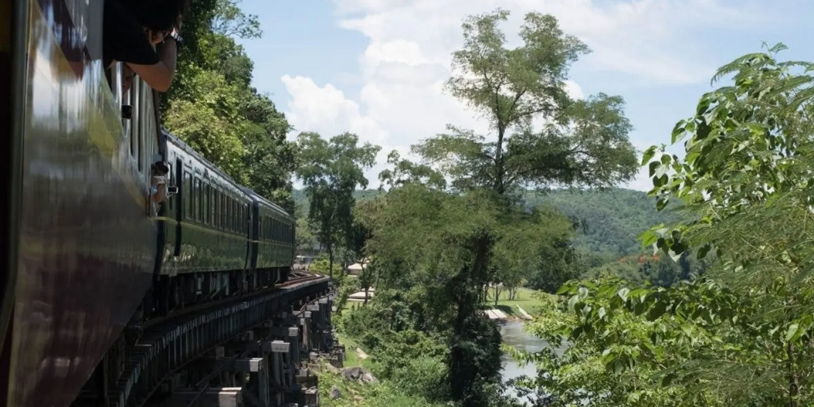 The Death Railway in Kanchanaburi, Thailand