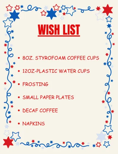 Wish list background