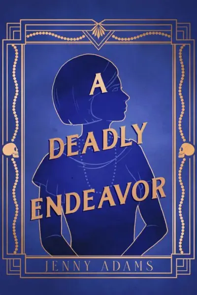 Blue cover with a woman on it.