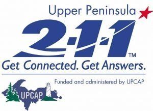 upper peninsula 211 program logo