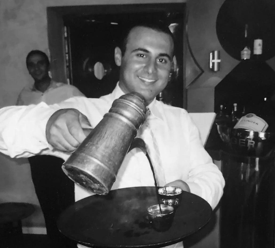 Guests and atmosphere at Beirut Café at Östermalms Saluhall over the years