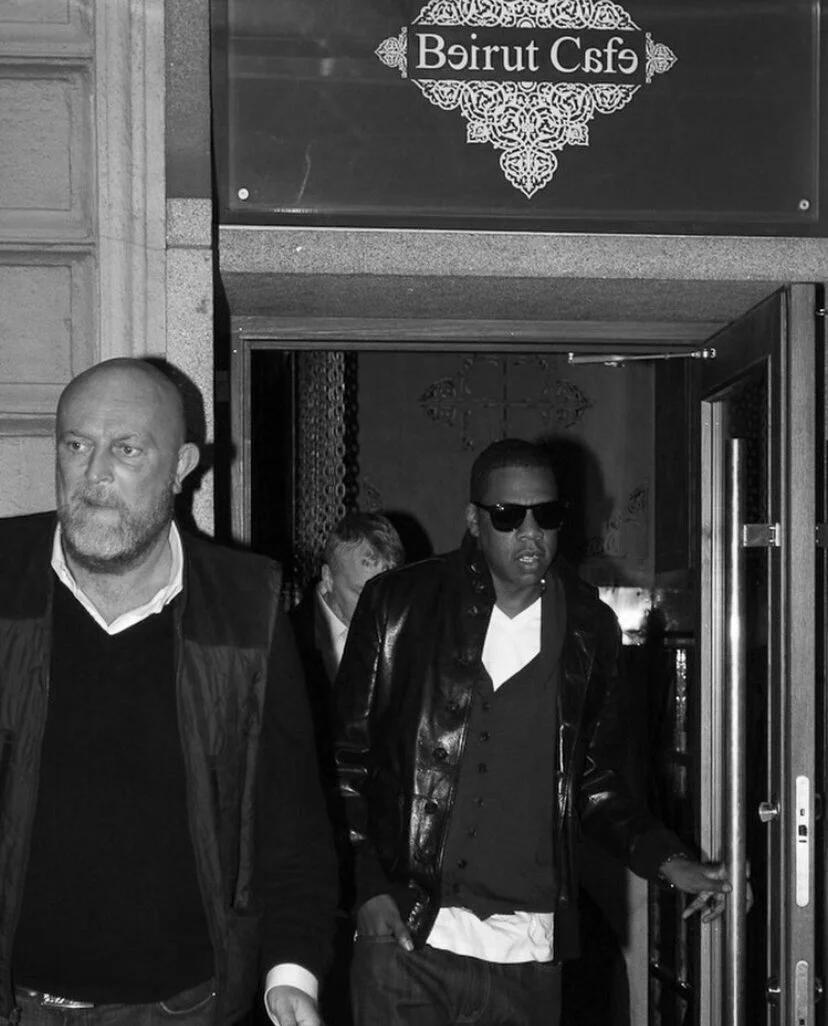 Guests and atmosphere at Beirut Café at Östermalms Saluhall over the years