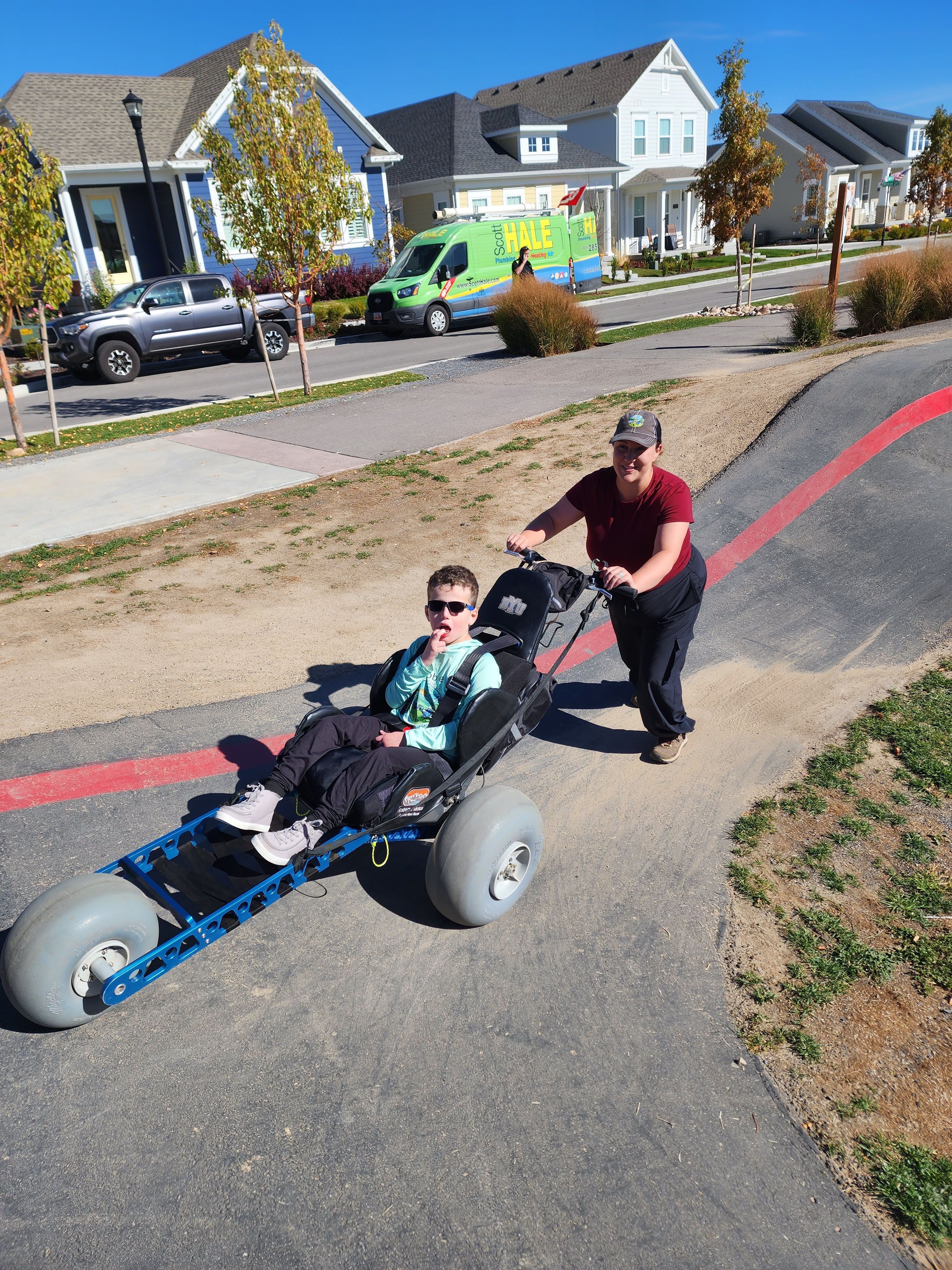 Accessible Adventures with the Extreme Motus all-terrain wheelchair.