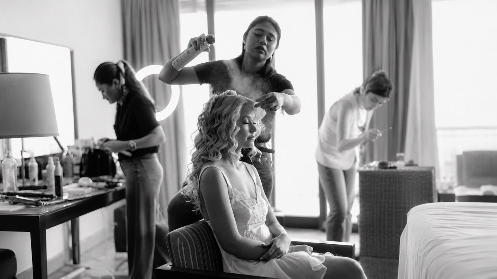 Be honest: are you worried that your perfect waves will disappear before the ceremony even begins?