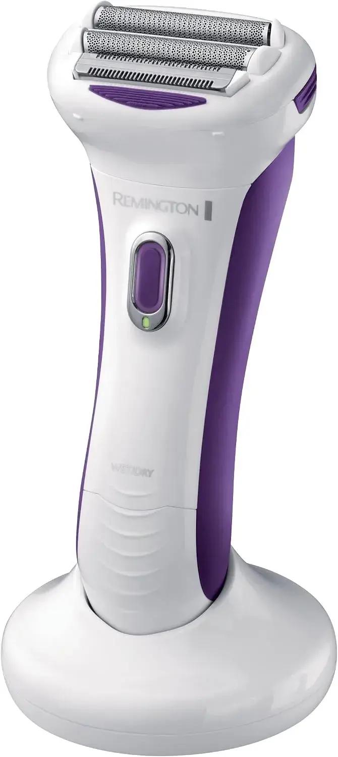 Remington WDF5030 Body Hair Shaver Rechargeable Smooth & Electric Shaver For Women,– White/Purple