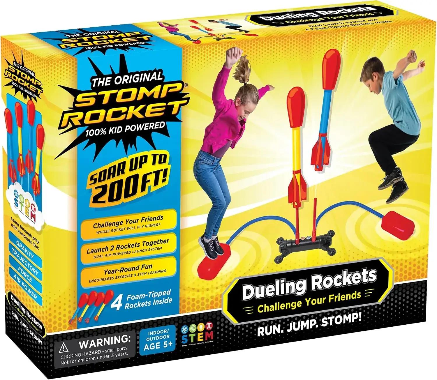 Stomp Rocket Original Dueling Rockets – 4 Rockets