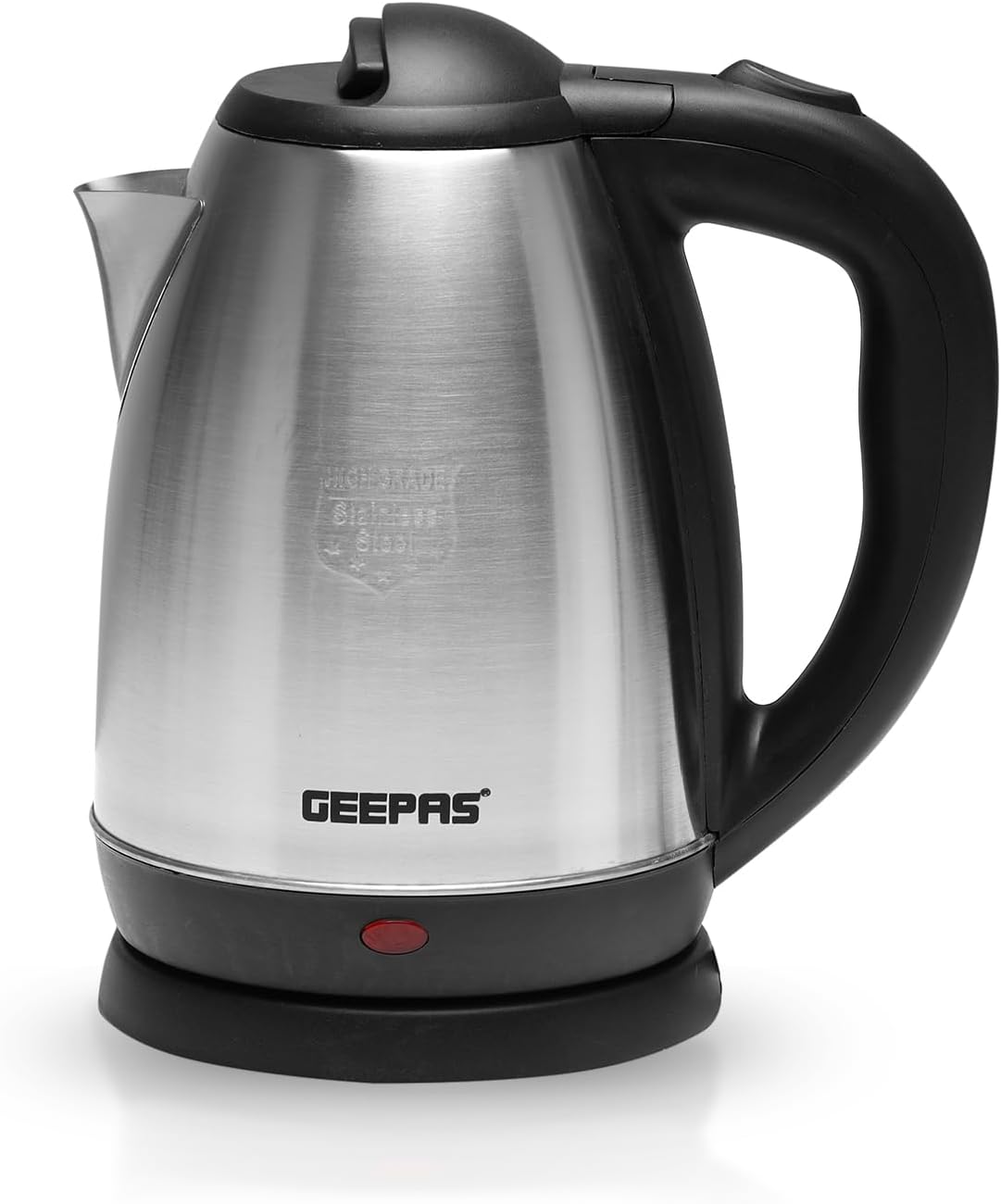 Geepas Electric Tea Kettle 1.8L – Stainless Steel with Safety Features