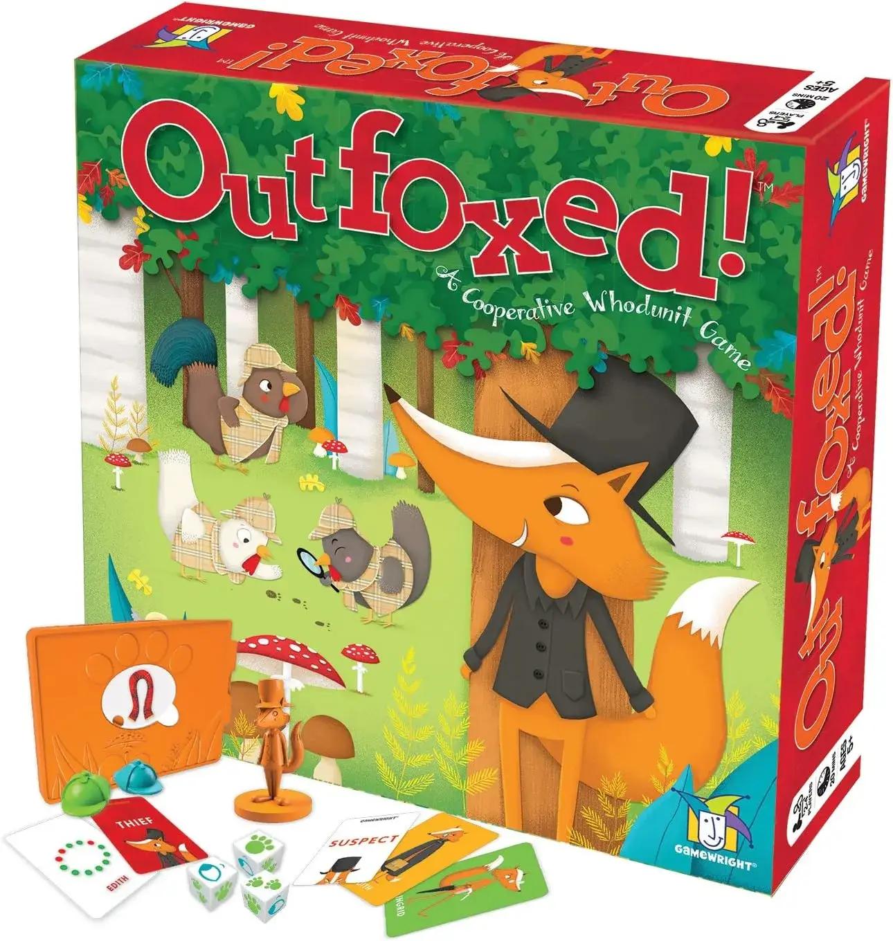 Gamewright Outfoxed! Cooperative Whodunit Game