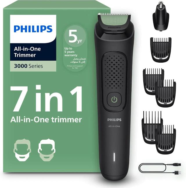 Philips All-in-One Trimmer 3000 Series MG3920/15 with seven grooming attachments