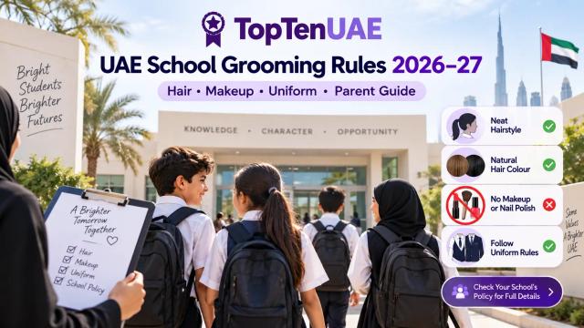UAE school hair, makeup and grooming rules for parents and students