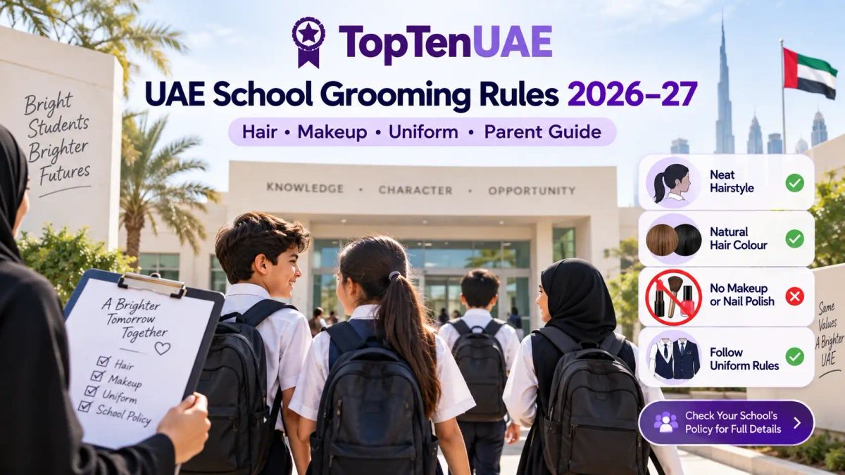 UAE school hair, makeup and grooming rules for parents and students