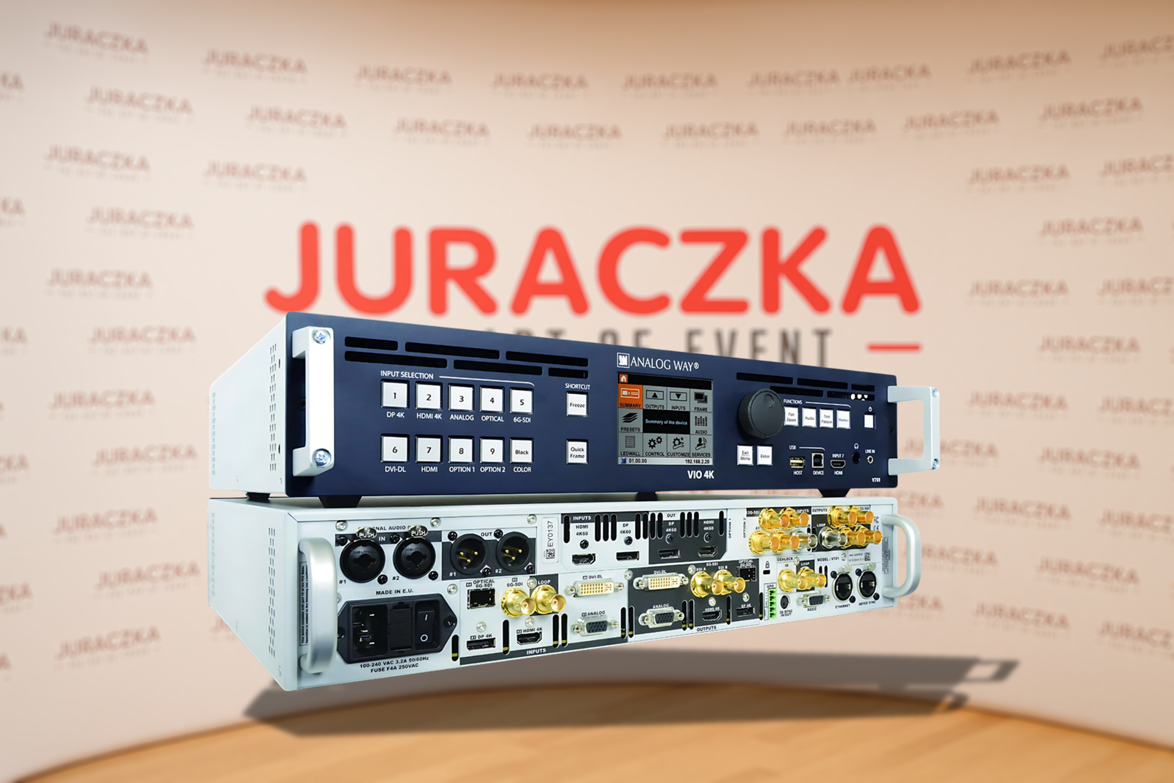 Analogway VIO 4K – Videomischer & Wandler bei Juraczka