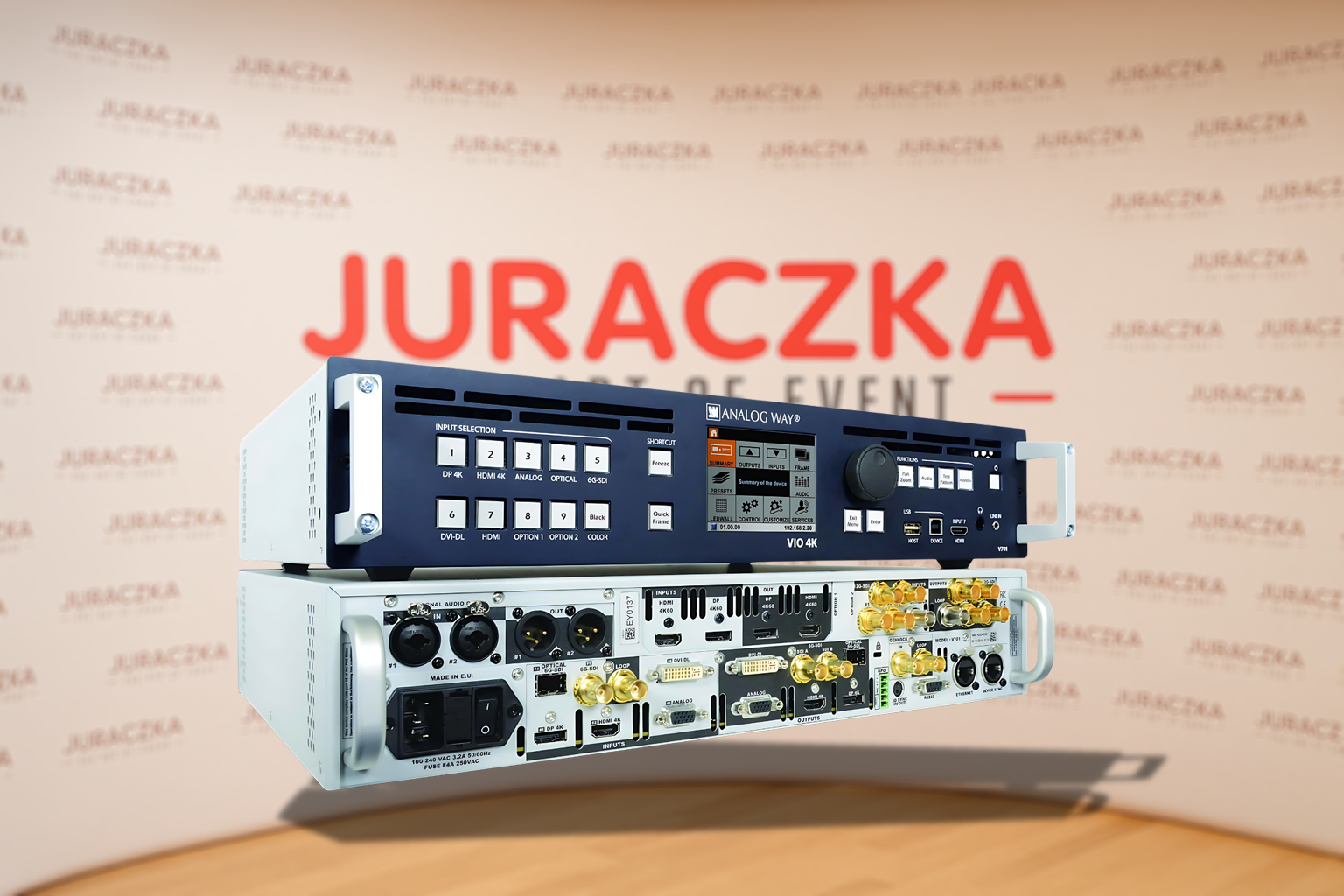 Analogway VIO 4K – Videomischer & Wandler bei Juraczka