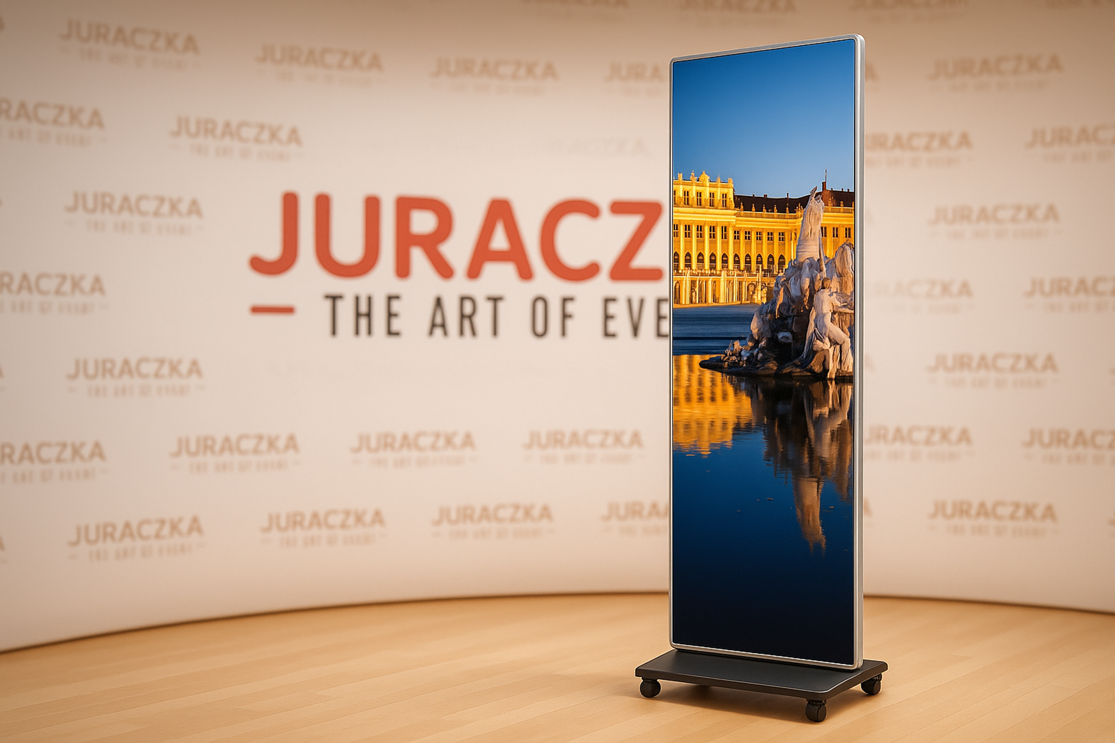 X Poster Stele 60x200cm – Monitore bei Juraczka