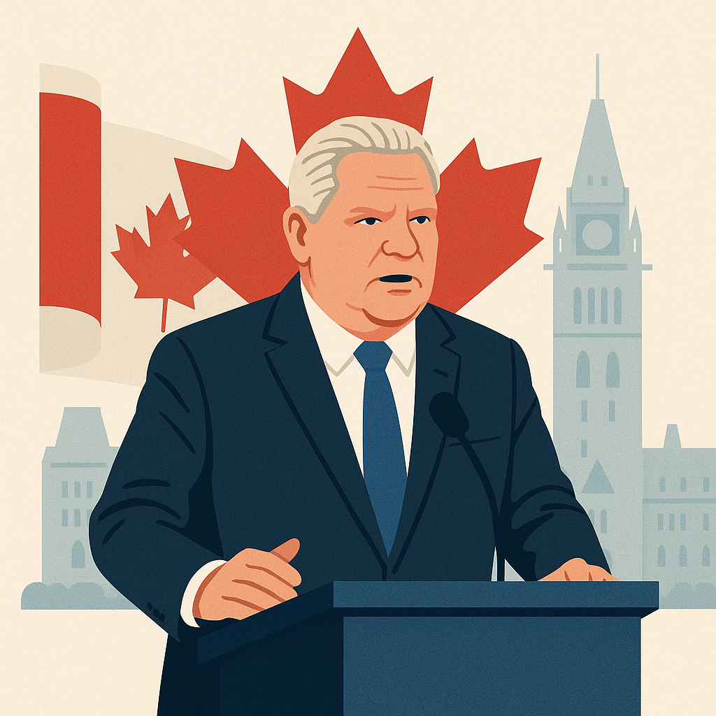 Ontario Premier Doug Ford Threatens to Issue Work Permits to Asylum Seekers Amid Federal Delays