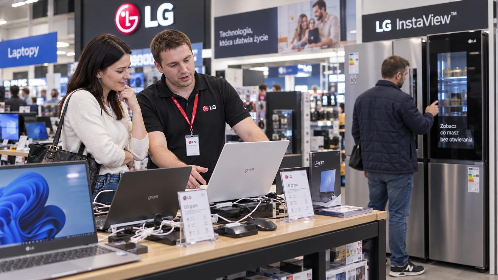 Kompleksowa obsługa zespołu promotorów LG w sieciach RTV/AGD
