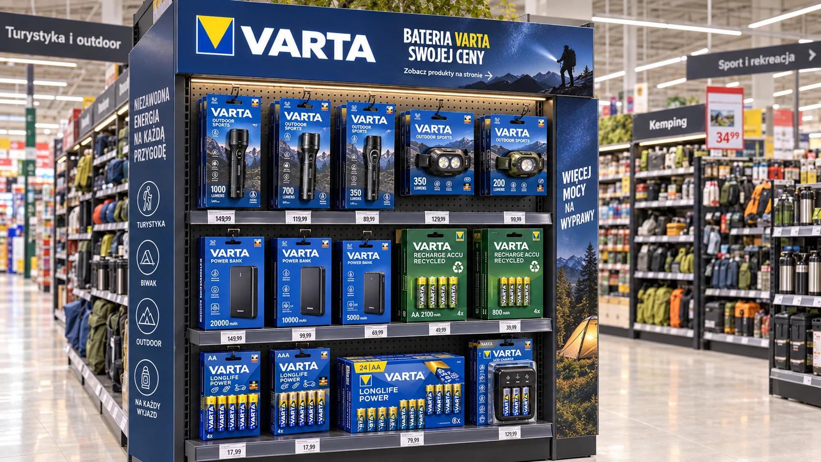 Kompleksowa obsługa merchandisingowa VARTA w sieciach DIY