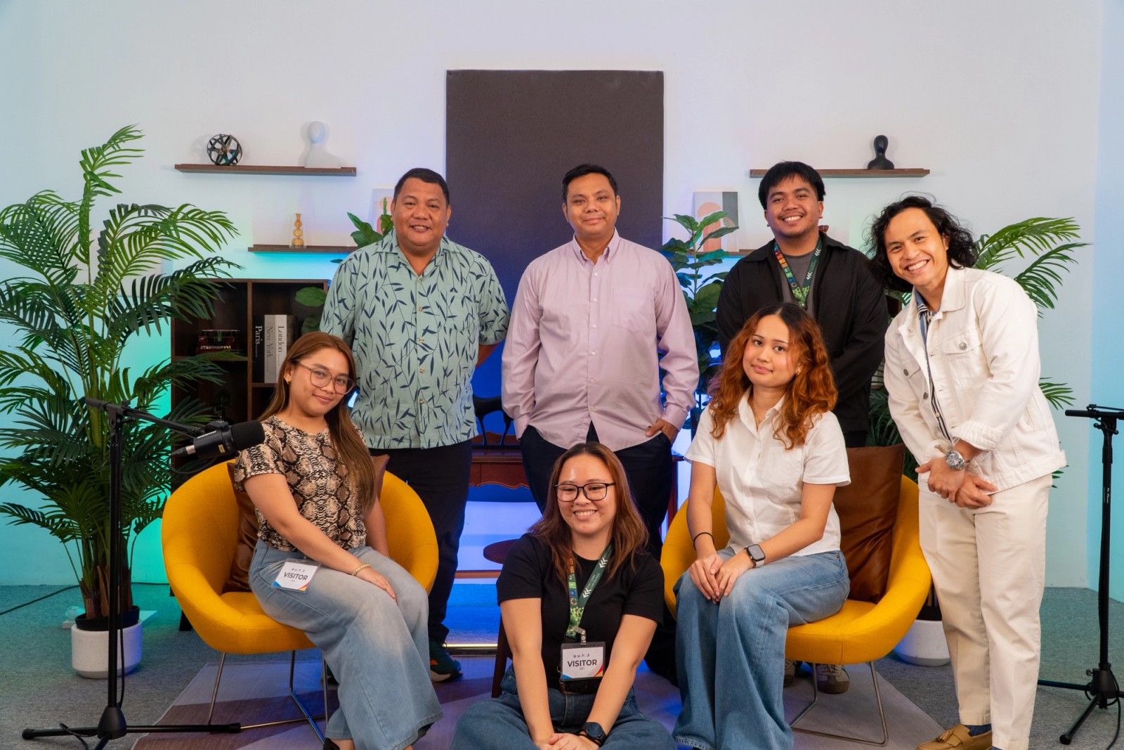 The Envi-Comm team gathered for a group portrait