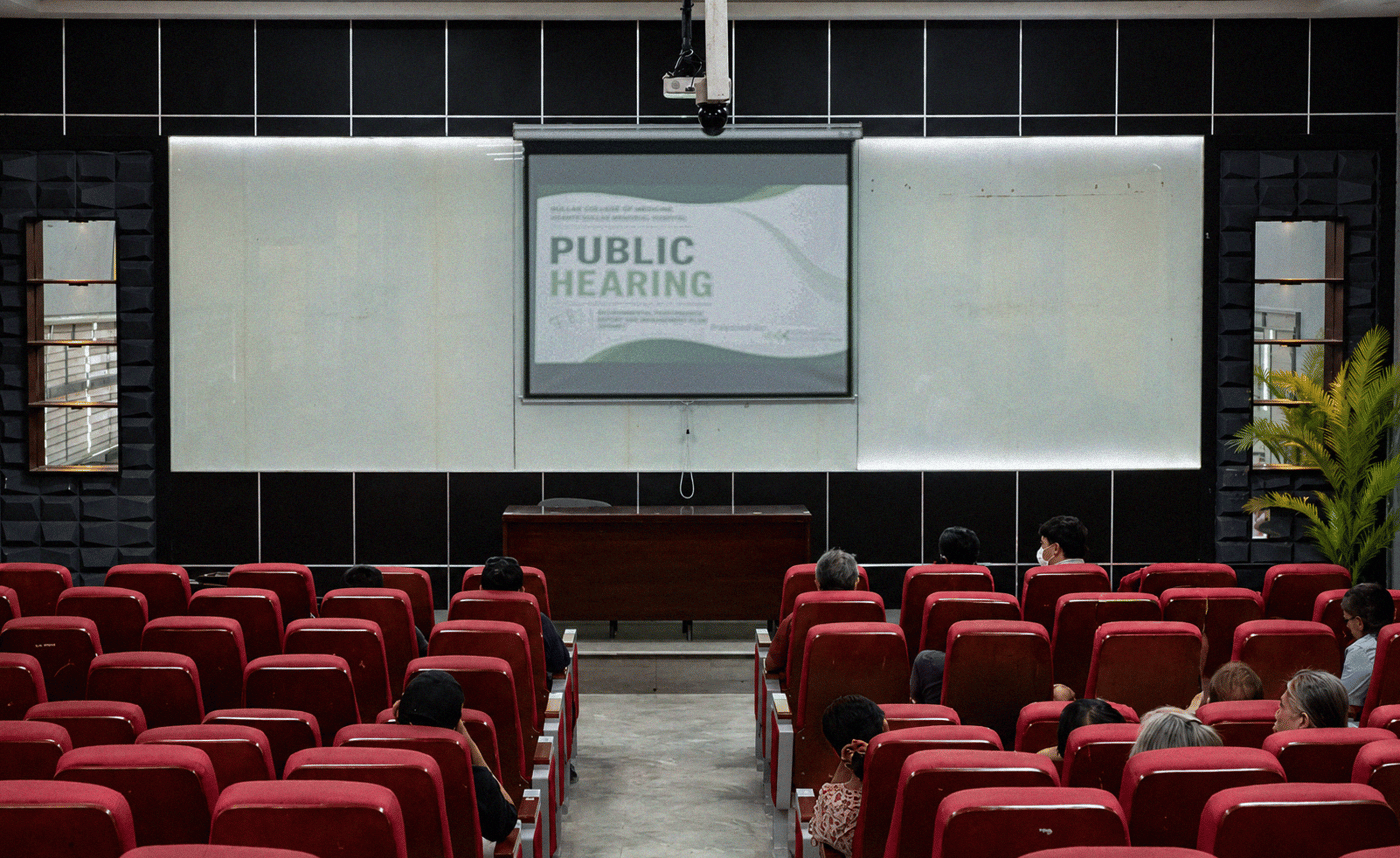 Public hearings give communities a voice on significant projects that may affect them.