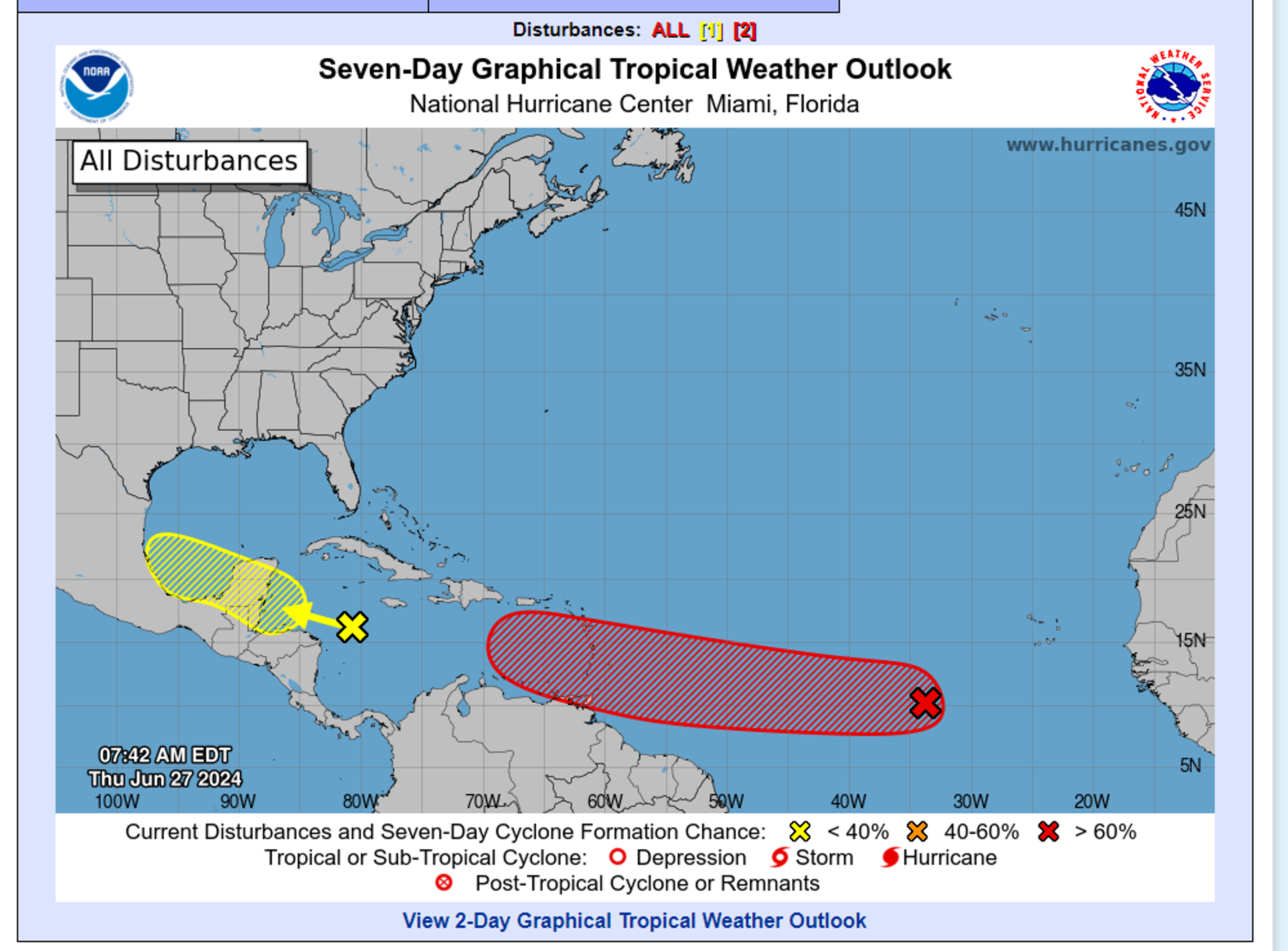 The Threat Of A Tropical Storm System Targeting The US Increased Dramatically In The Past 24 Hours