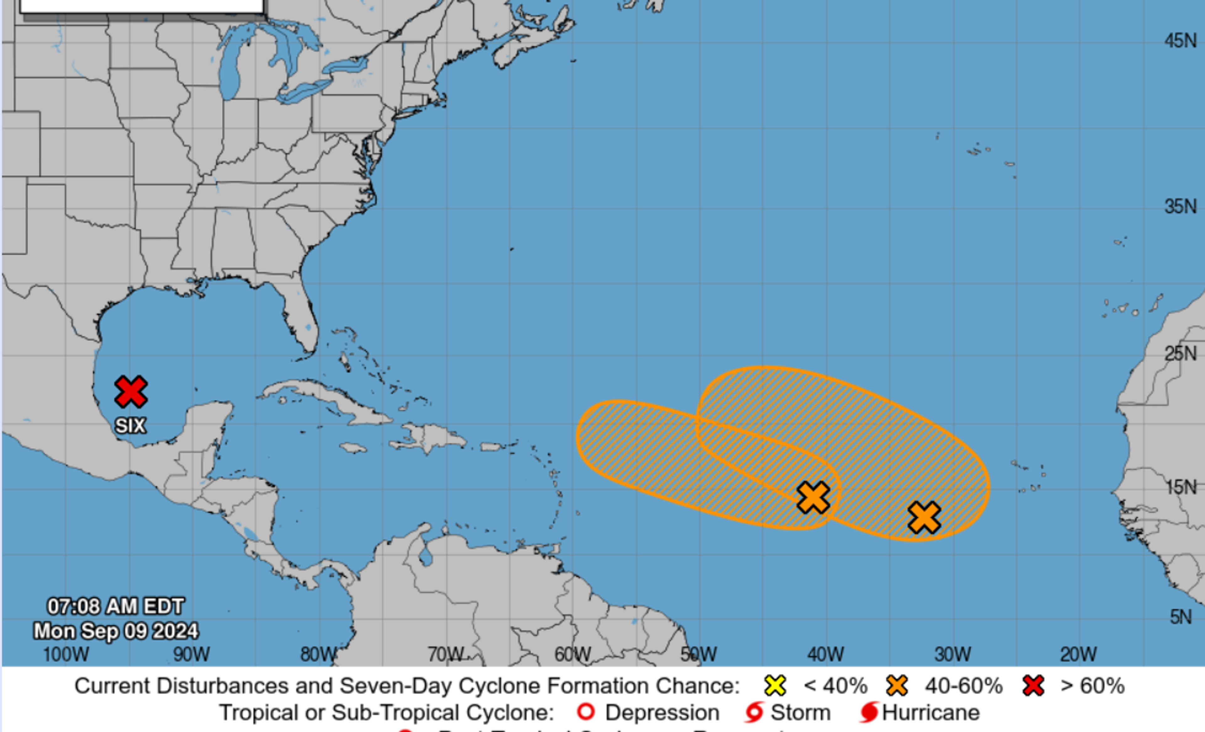 Tropical Storm Projected To Hit The Louisiana Coast As A Category 1